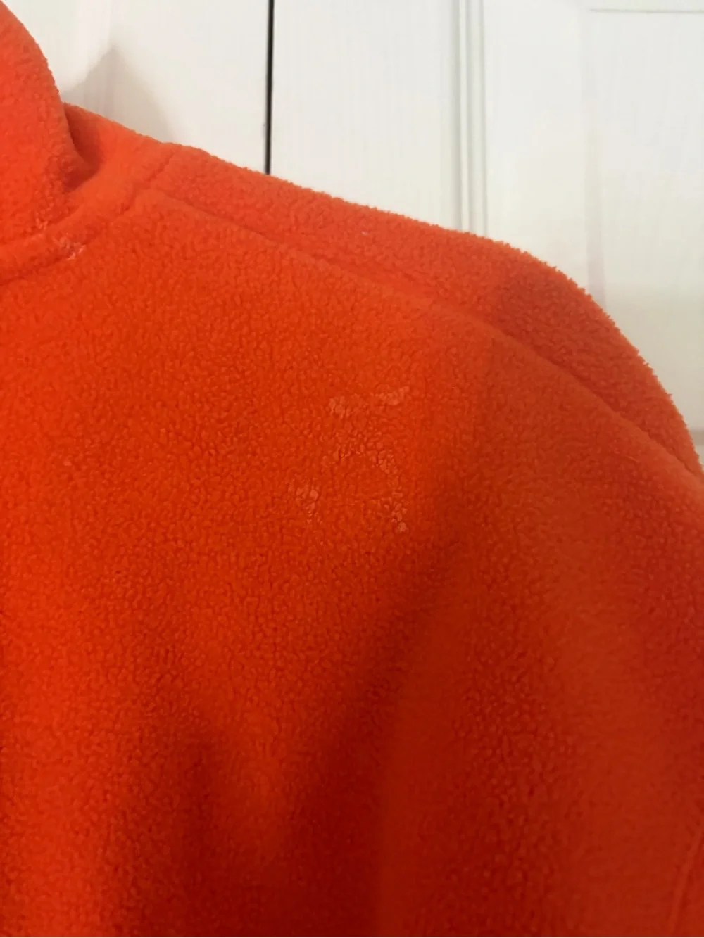 Reebok Chicago Bears Orange and Navy Half-Zip Pullover Sweatshirt